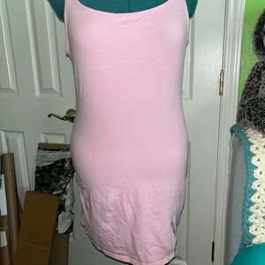 Light Pink Sleeveless BodyCon Dress